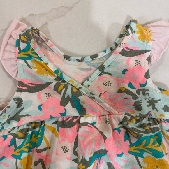 Floral and Striped Baby Onesies - Picture 5 of 7